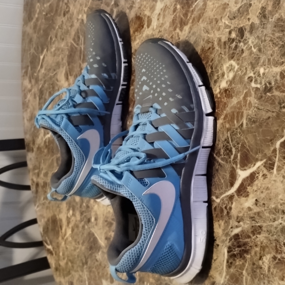 New Nike Free Trainer 5.0 Weave Shoes Blue Gray 579809-400 Men's 10